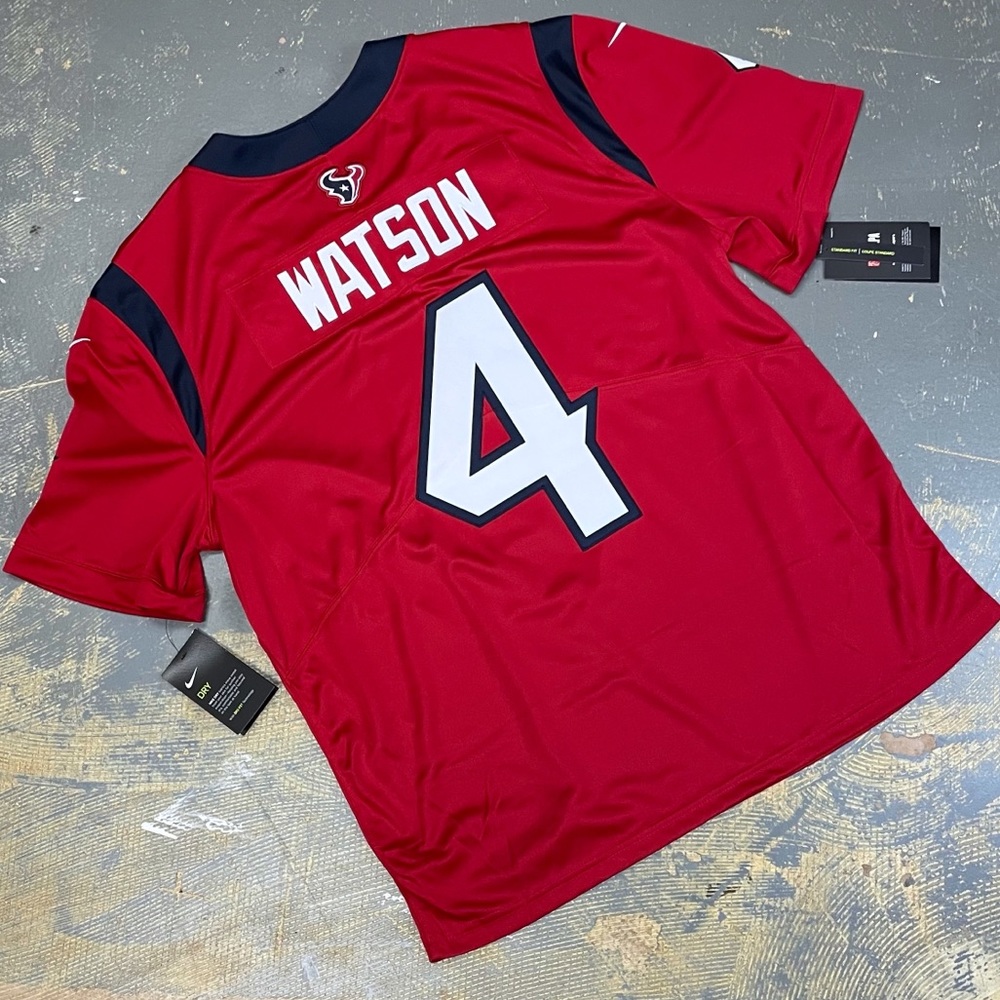 Nike Deshaun Watson Houston Texans BV2036-690 XL 4 Jersey NFL Football - Picture 1 of 13